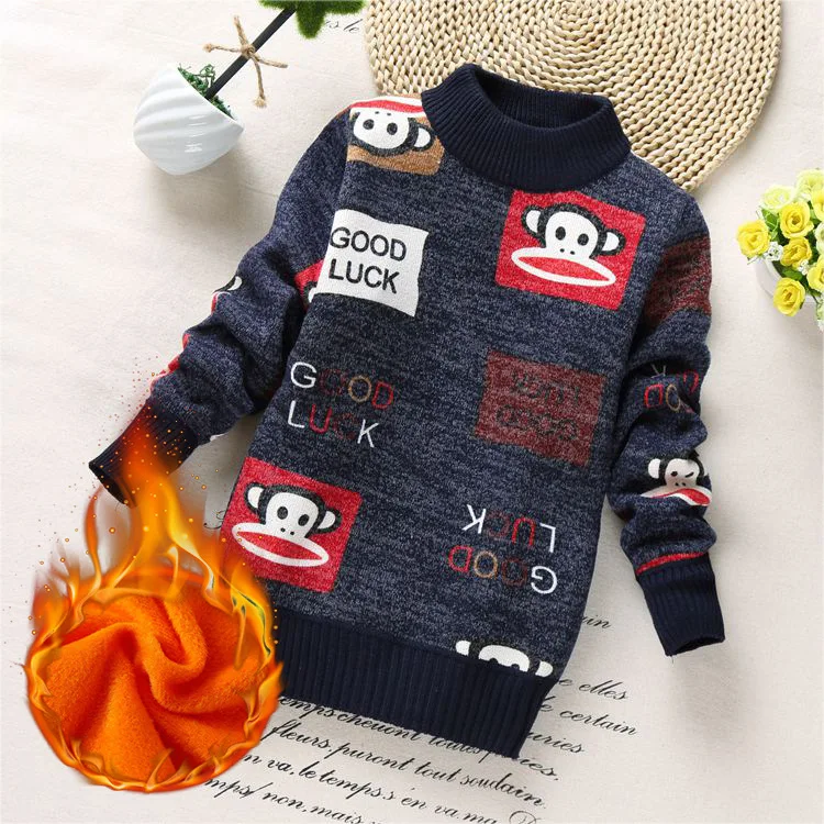 
children Clothes baby boys cotton Warm sweaters girls Winter Autumn child 