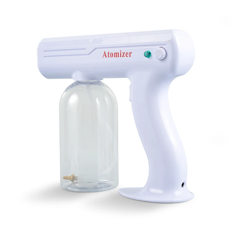 
Handheld rechargeable nano spray atomization mist battery power sprayer atomizing sterilizer atomizer water fog machine gun 
