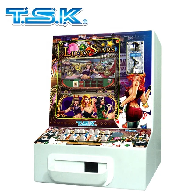 Lucky Star :TSK Taiwan Arcade Video Poker Slot Game Machine