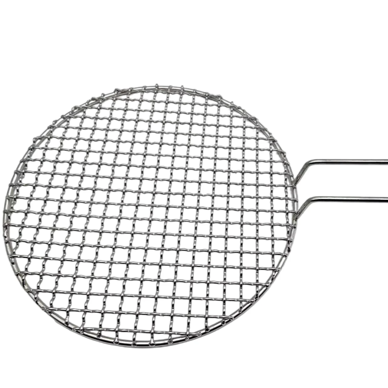 Hot sale 304 Stainless Steel Barbecue Mesh Cooling Rack Steam Grill Camping Outdoor Mesh Round grill rack