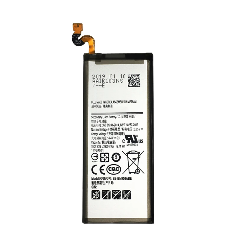  Оригинальный EB-BN950ABE нулевой цикл батарея для Samsung GALAXY Note8 Note 8 N9500 N9508 N950D N950F N950FD