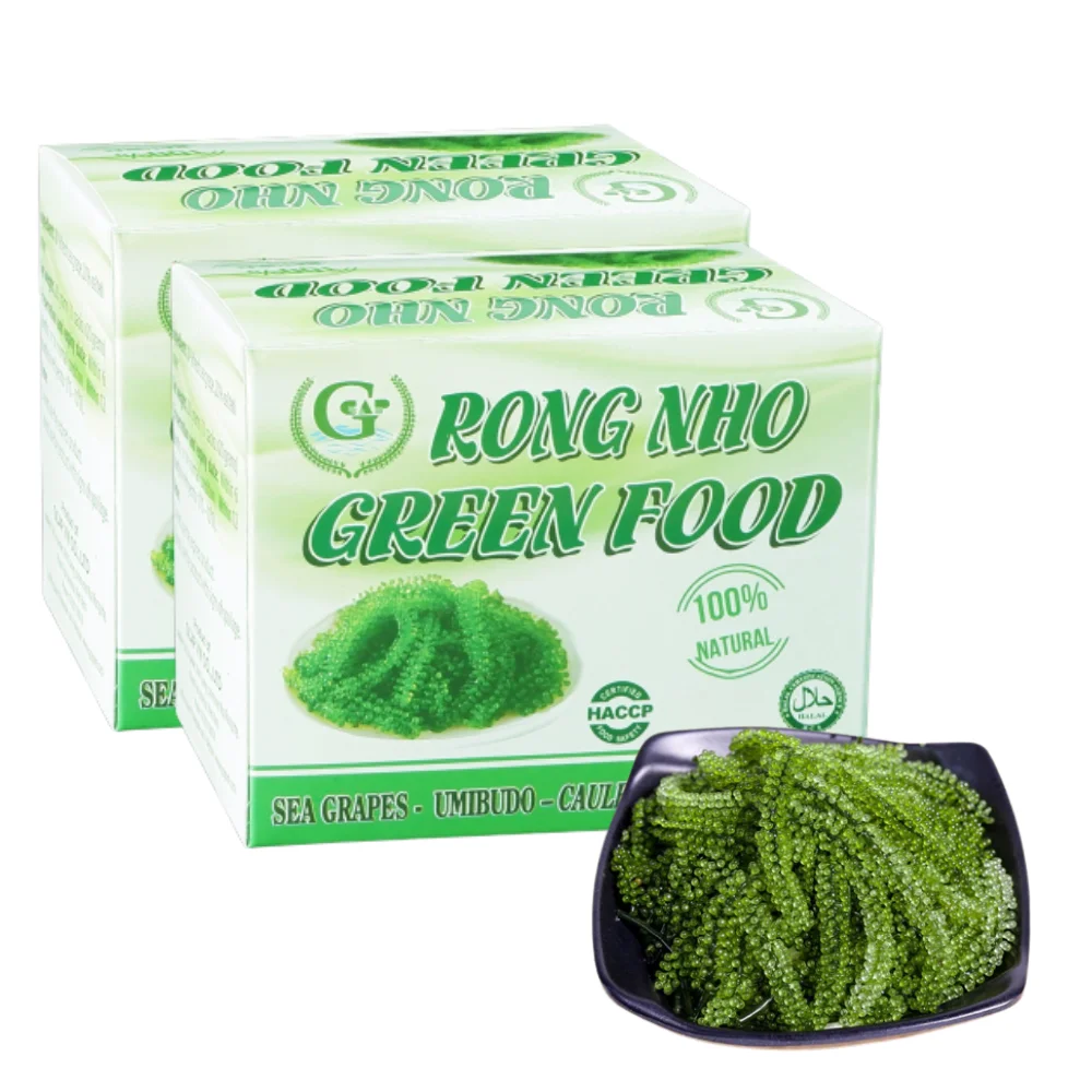Top Favorite Sea Grapes Seafood Dehydrated Seagrapes Competitive Price Iso Certification Packaging In Carton Box