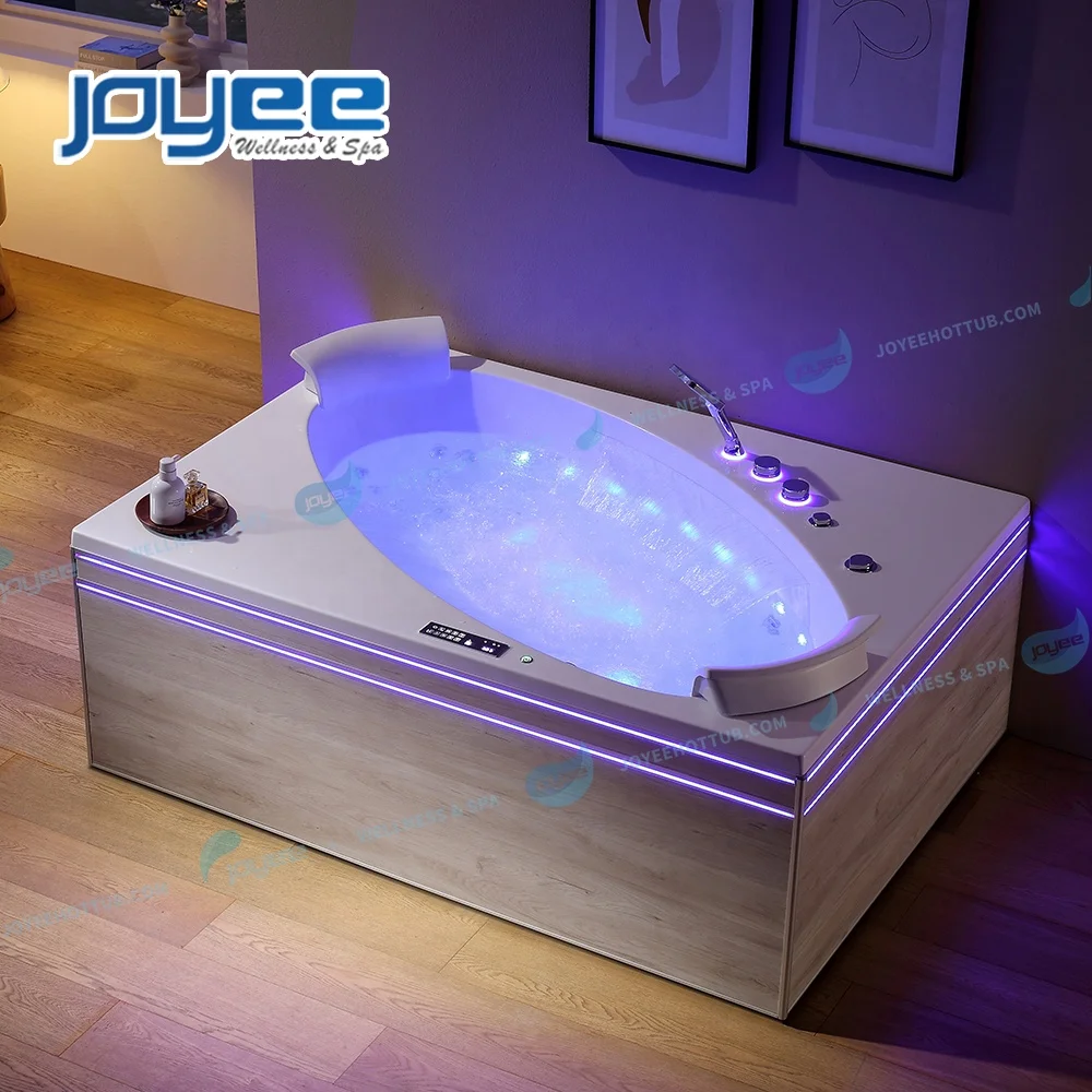 JOYEE cheap whirlpool bathtub Spa Tub hot sale bathtubs acrylic modern bathtub for bathroom design spa pool for2 person