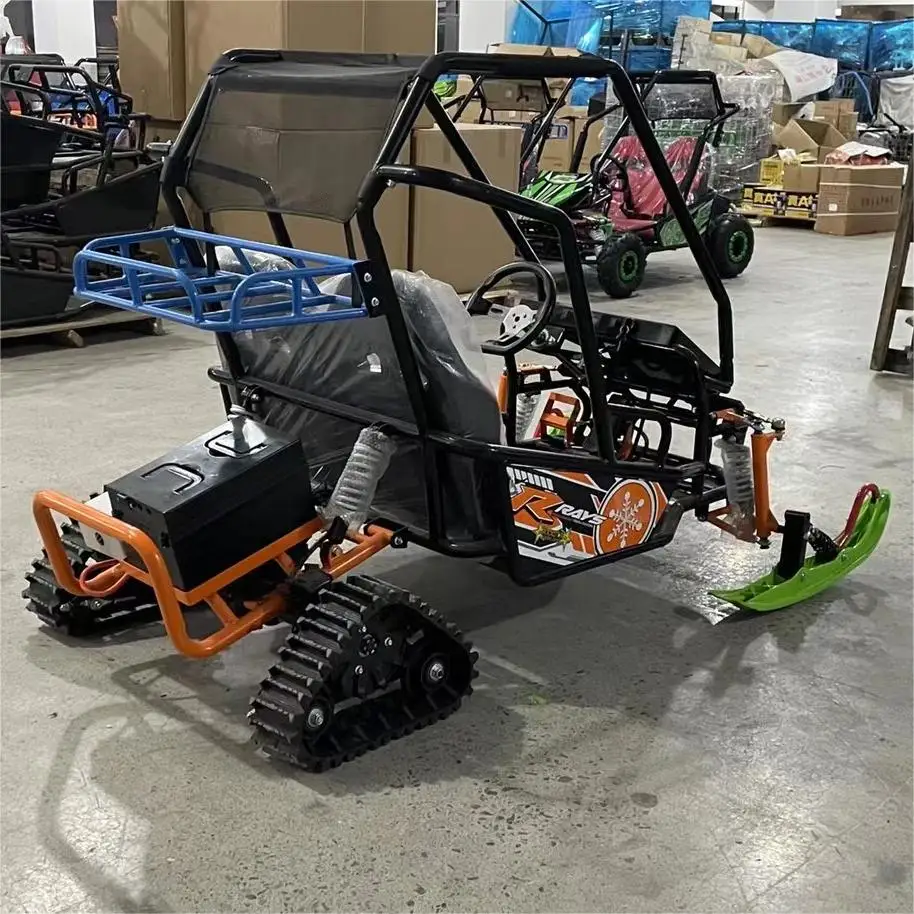 Новое поступление Двухместный парный Электрический мотоцикл снегоход для родителей и детей