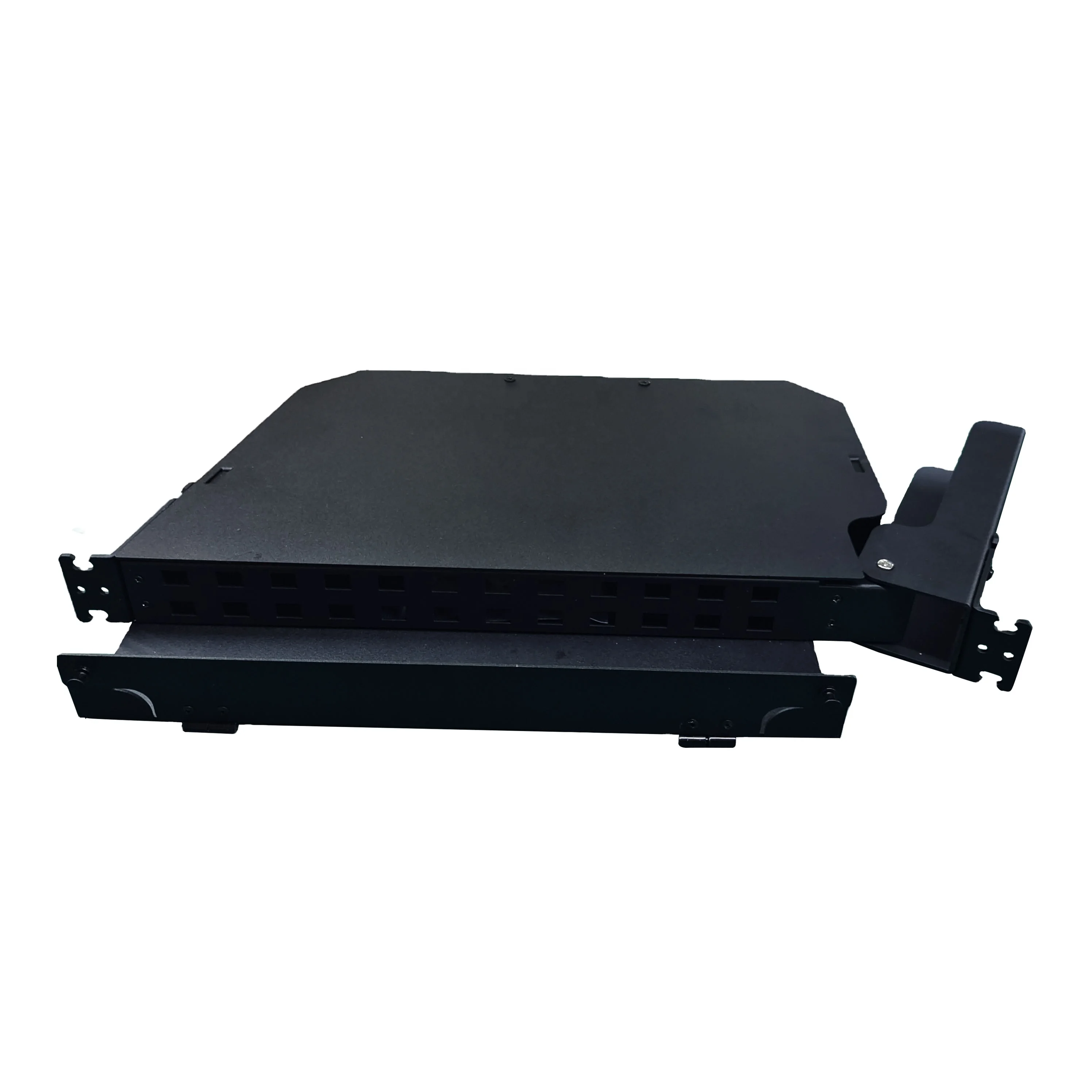19 inch rack mount Rotatable 1U ODF  fibre optique ftth 24 port SC fiber patch panel