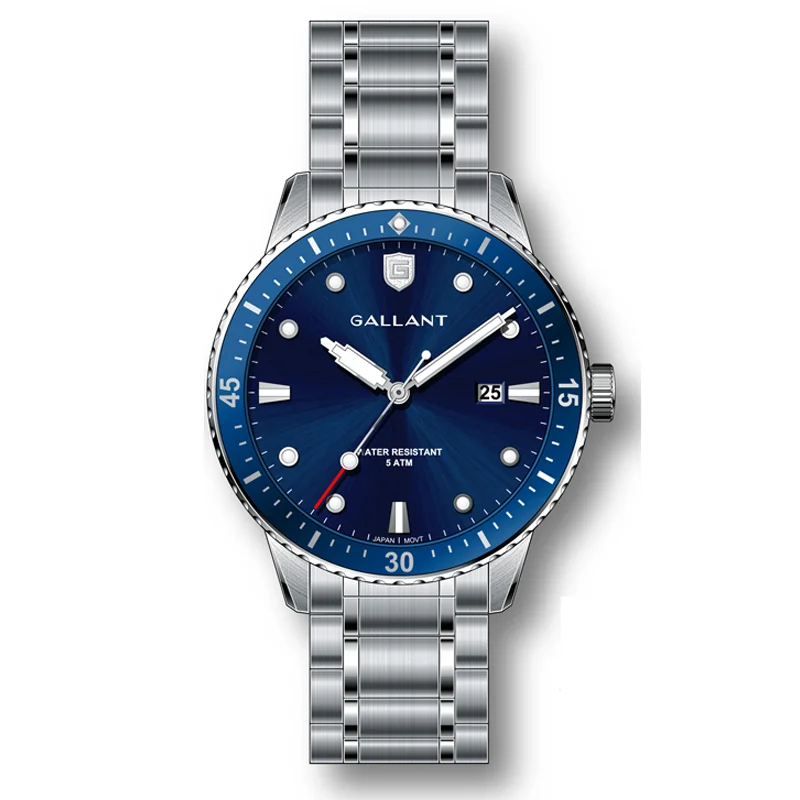 OEM watches stainless steel super luminous hand sapphire crystal 10 ATM water resistant automatic watch diver watch