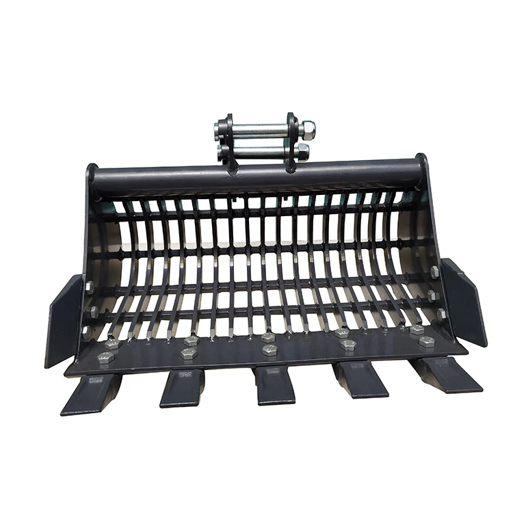 New Customization 3 MOQ Mini 1.2Ton 1 Ton 1.6Ton Skeleton Excavator Bucket Teeth With Hole