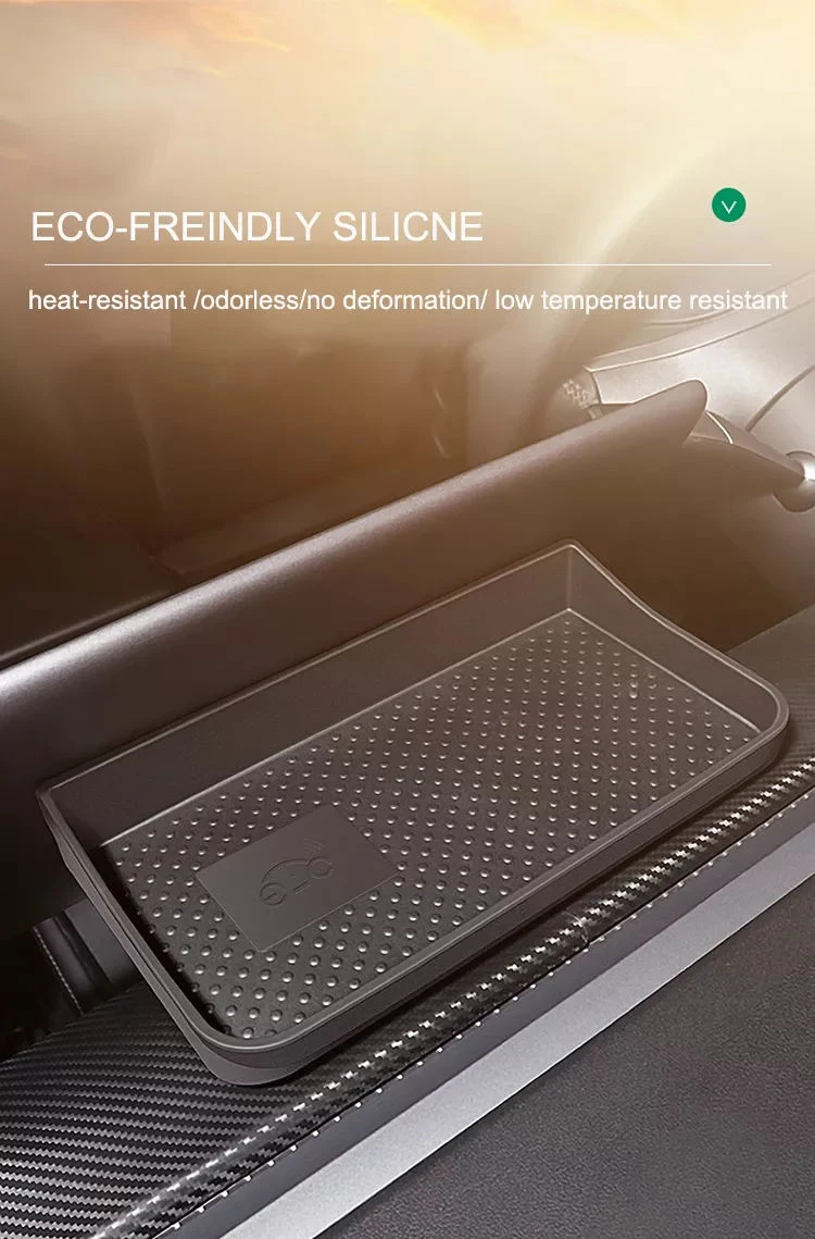 Direct Factory Center Screen Console Tray Organizer Silicone Behind Screen Storage Model 3/Y Tissue Holder