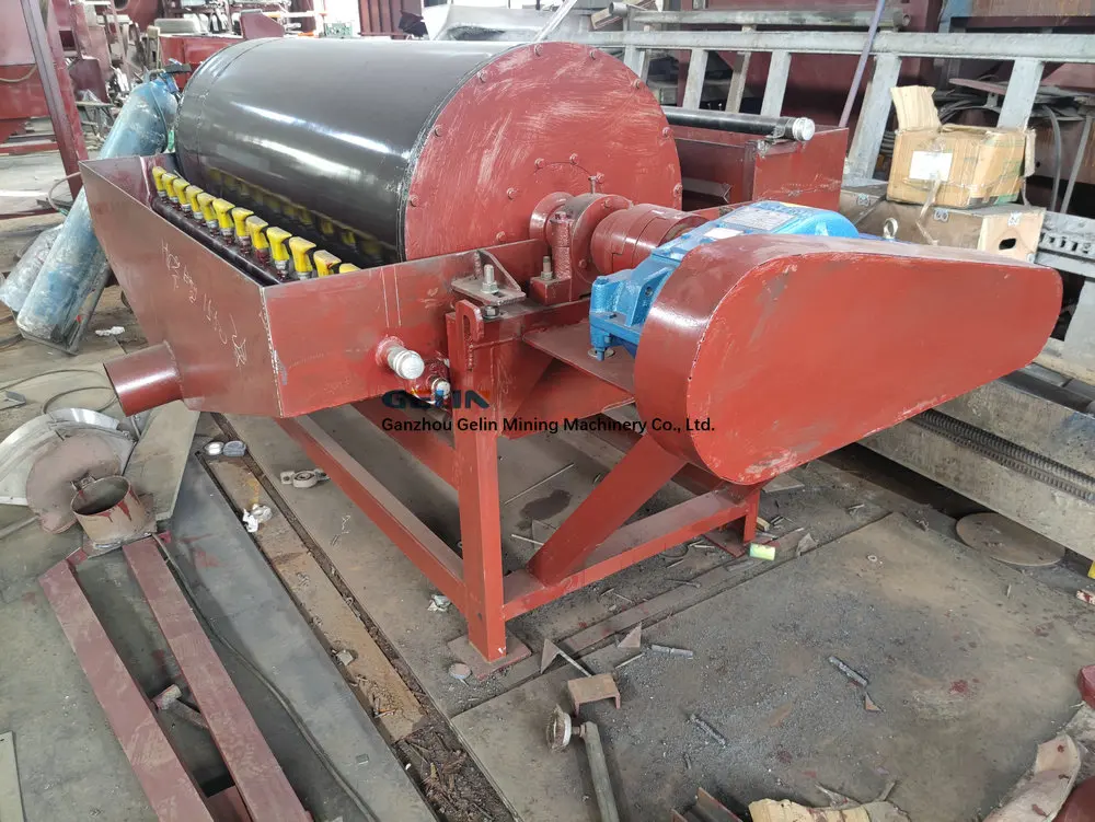 Hot sale Wet drum magnetic machine for Monazite Rutile Ilmenite separation