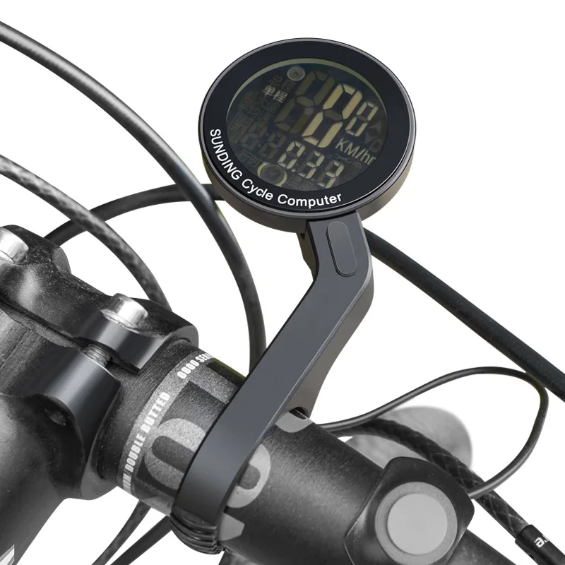 Wireless Bicycle Computer Waterproof Bike Odometer Multi Functional LCD Screen Cycling Speedometer Mountain Bikes SpeedoMeter