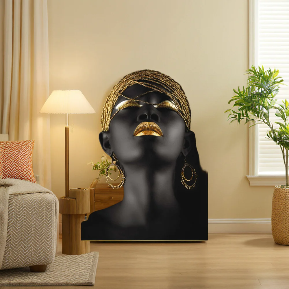 Romantic Monet-Style Square Canvas Painting China Art Portrait on Fabric Framed Printed Artwork from China