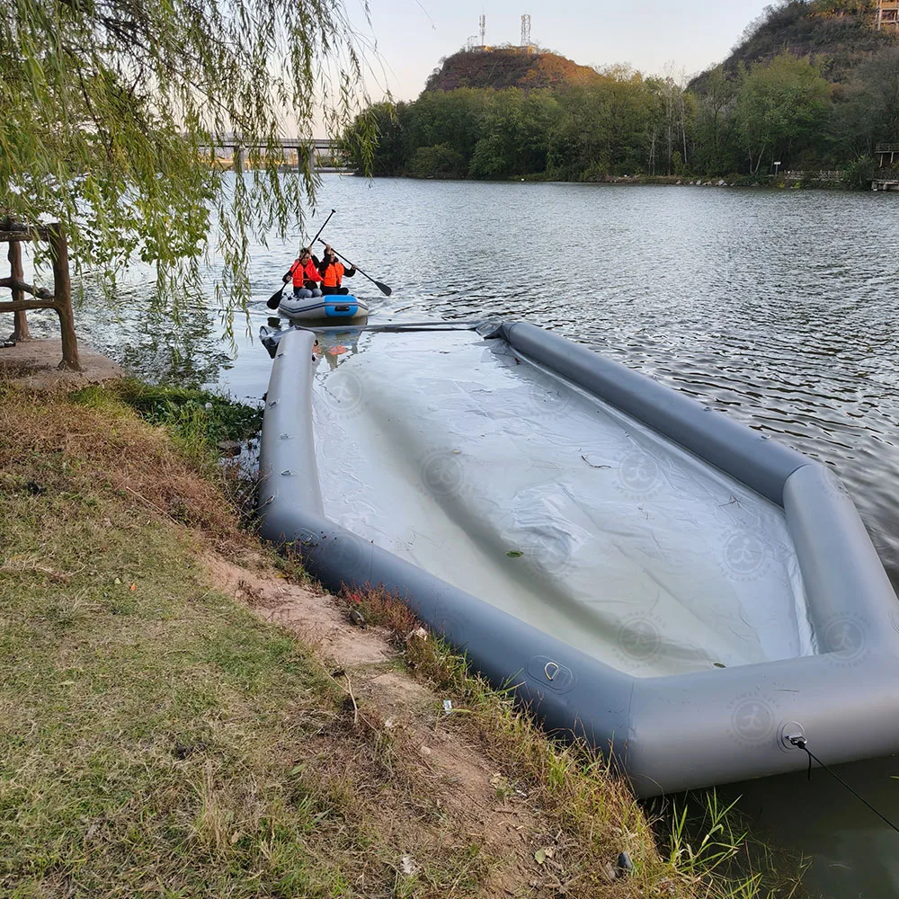 China Factory Custom Personal Watercraft Floating Docks for Easy Mooring Yacht Dry Stacking Solutions with self sucking pump