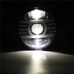 Running Lights Car Led 7inch Car Accessories Angel Eyes H4 Led Headlight For Lada Niva 4X4 Uaz Hunter Hummer