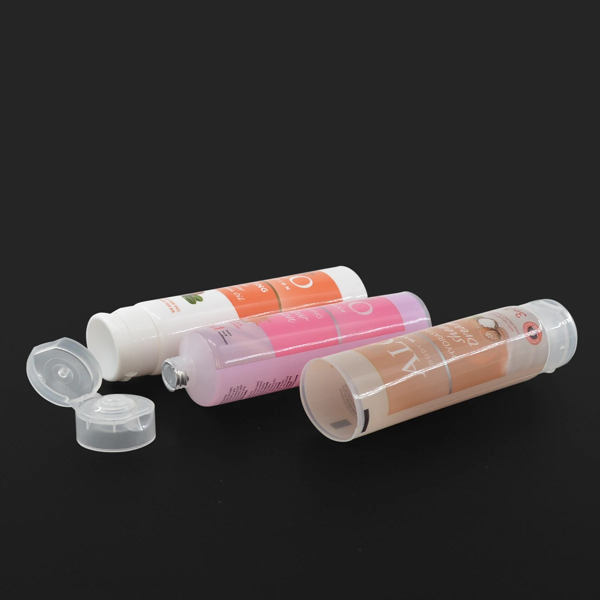 Customized Plastic Empty Tube PE Composite Tube Cosmetic Packaging Squeeze Tube Transparent 20ml40ml60ml80ml