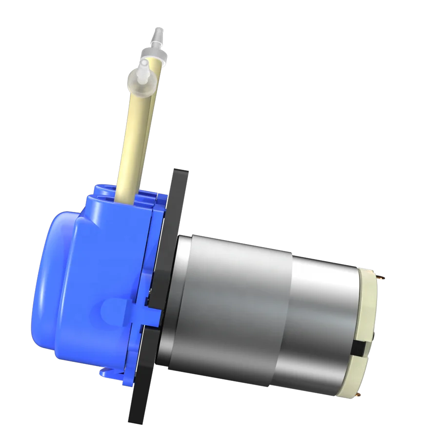 CINYAR AQA 6V 12V 24V DC Motor High Pressure 3 Rollers Moderate Pulse Booster Pumps Small Mini Micro Peristaltic Pump