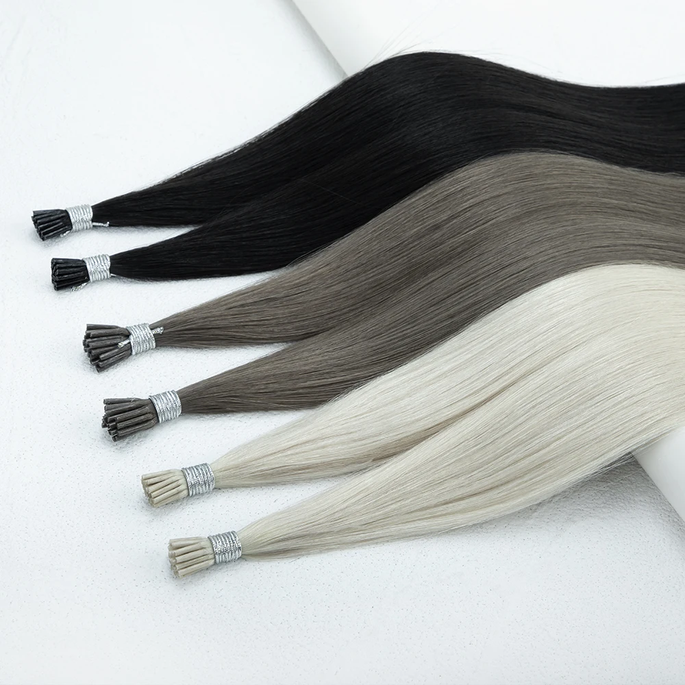 New Design Hair Extensions I Tip Russian Hair for Caucasian Free Logo & Packaging Design Healthy & Smooth