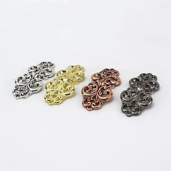 Vintage alloy buttons unique Chinese style cheongsam pendant for jacket pocket shawl tie clothing buttons