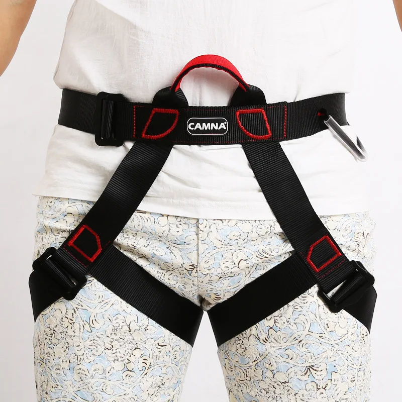 Outdoor Climbing Speed Down Seat Belt High Altitude Waist Safety Belt Half Body Safety Harness For Working At Height