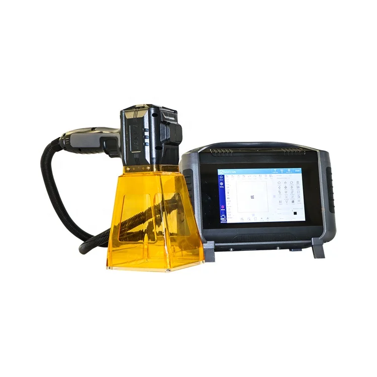 50W Handheld Fiber Laser Marking Machine mini portable laser Engraving Machine