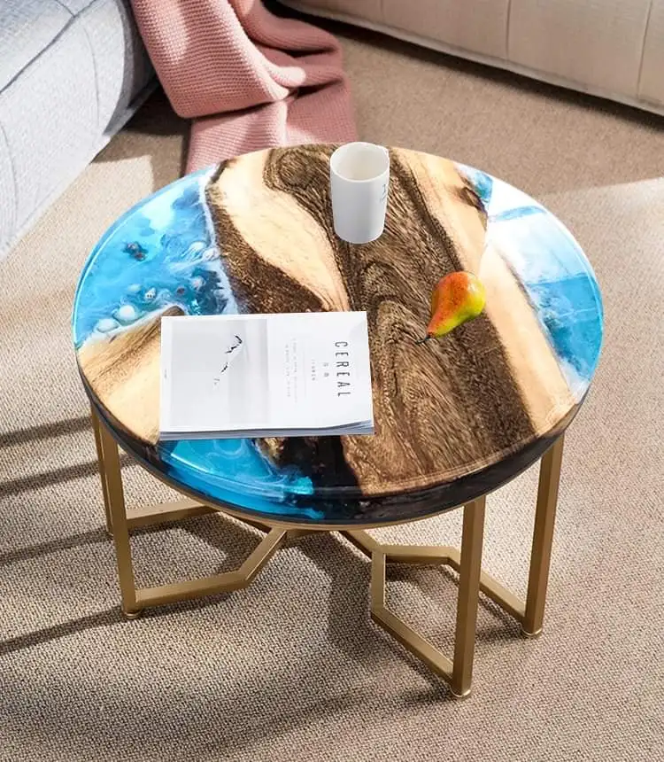 Liquid Crystal Clear Epoxy Resin and Hardener Epoxy Resin Kit Epoxy Resin AB Glue For Table Top