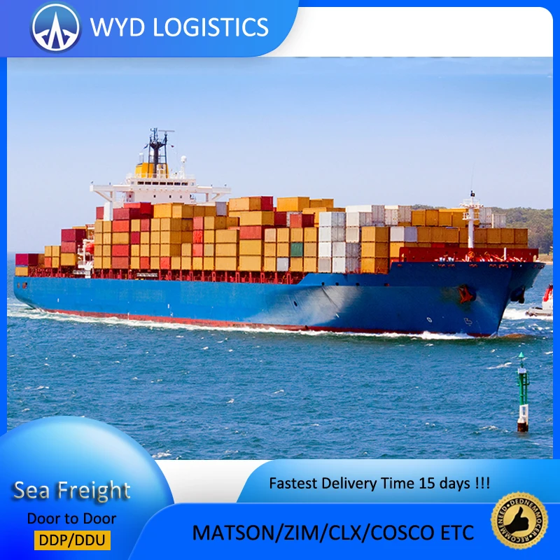 Sea Shipping FCL LCL 20 Foot 40ft 40HQ Sea Freight From China to USA Los Angeles , New York, Honolulu