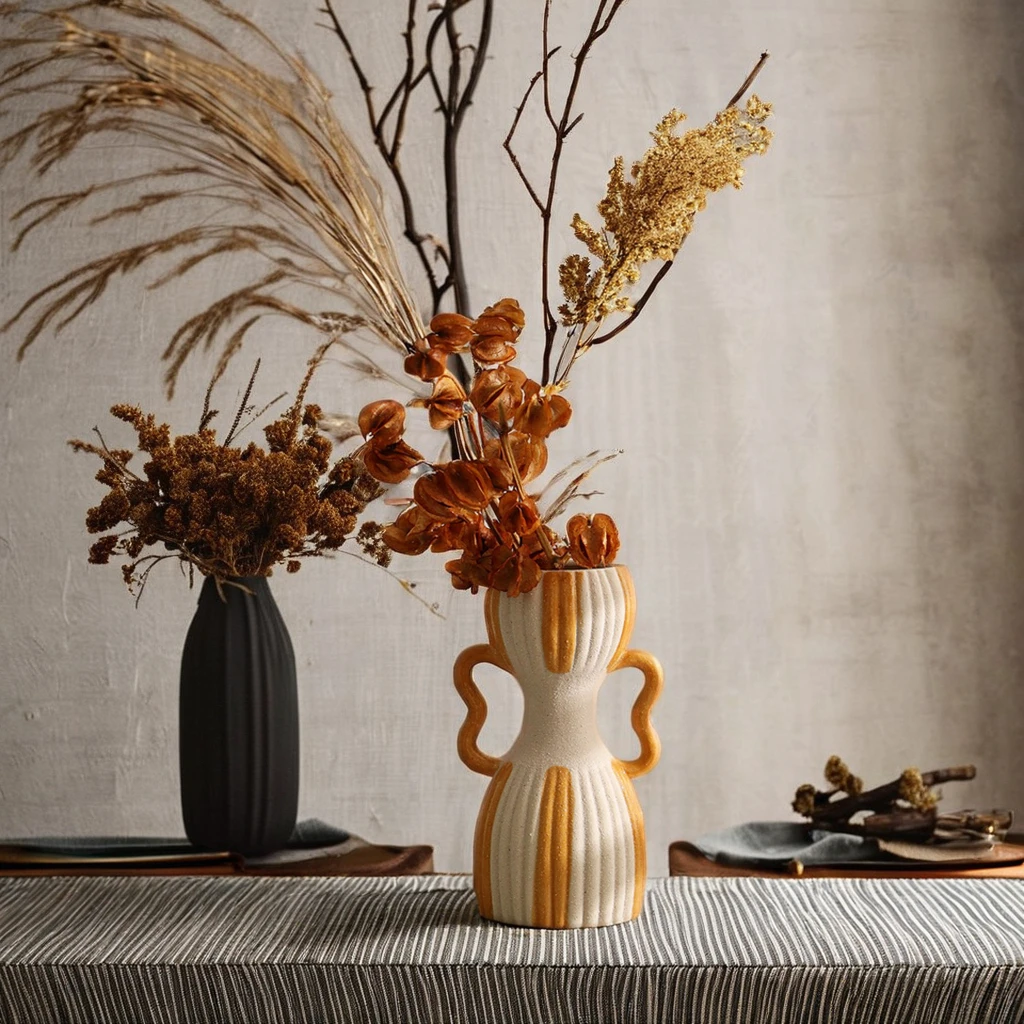 Ceramic Flower Vase Home Decor Tabletop Vase