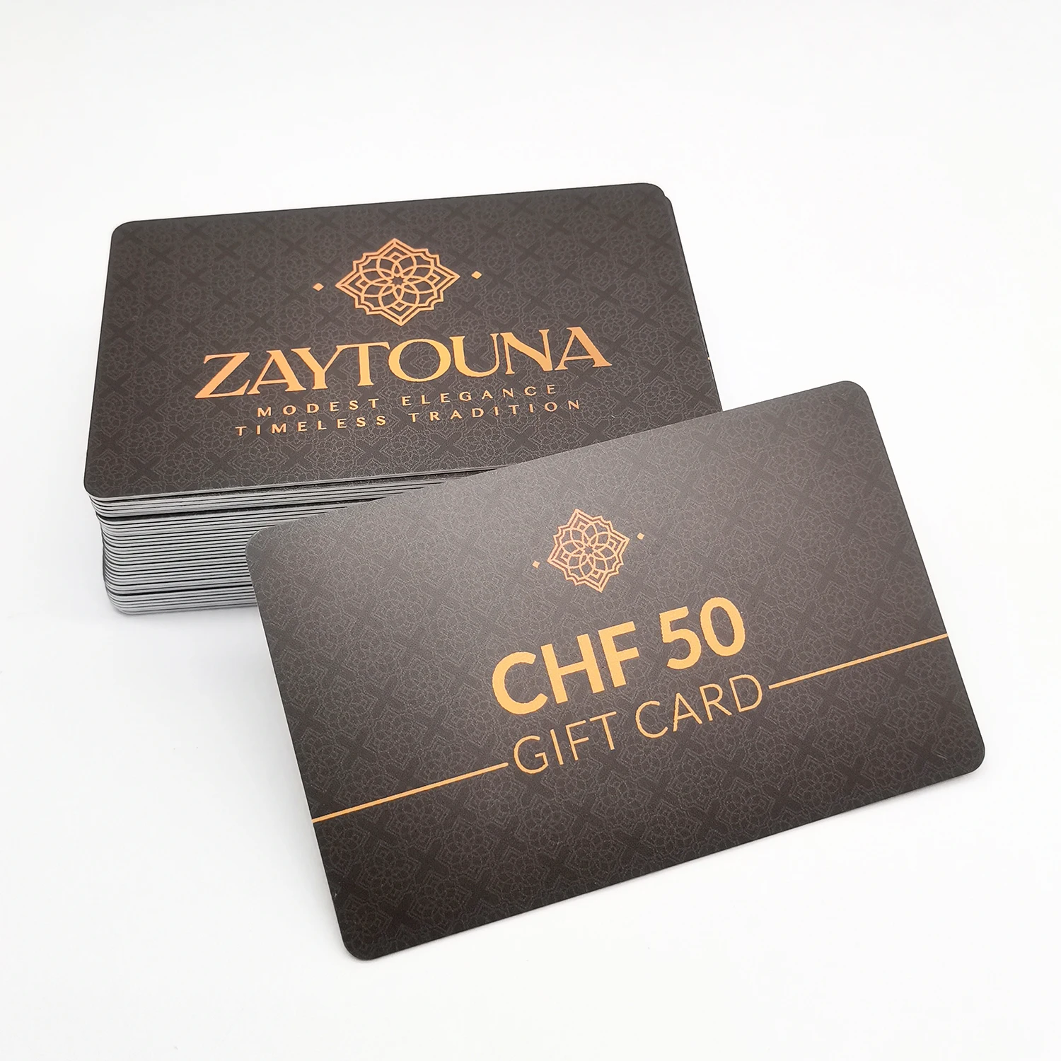 Custom Design Printing Plastic Promo Gift Card