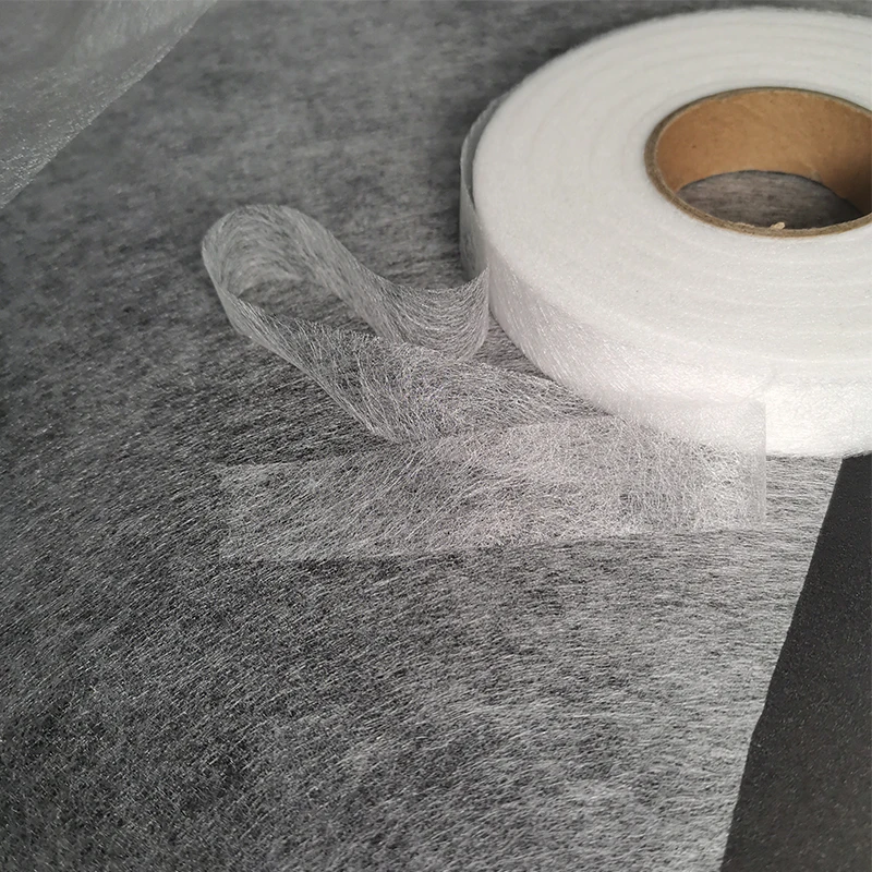 PA Glue Fusible Interlining Double Side fusible interlining  Hot Melt Adhesive Tape for Tailoring Materials