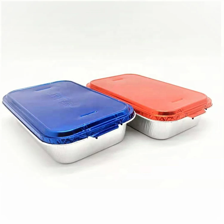 Manufacturer microwaveable safe airplane catering food packaging container meal retort 1000ml aluminum foil airline food trays