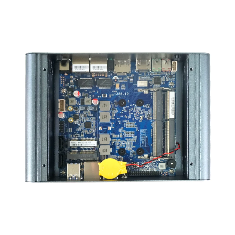 BKHD Core I7-8550U Barebone Dual NIC 4*USB Fanless 4G Customize Desktop Office Linux Win10 Mini Router PC