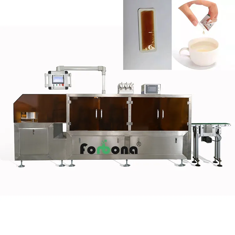 Forbona Milk Honey bags Sachet Individual ketchup liquide Mini Pocket packaging machine
