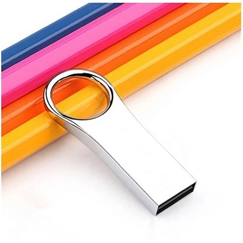 USB key Stick 128 Gb Flash Drive Pen Drives Custom Logo Metal Pendrive 32gb 64GB Pen Drive