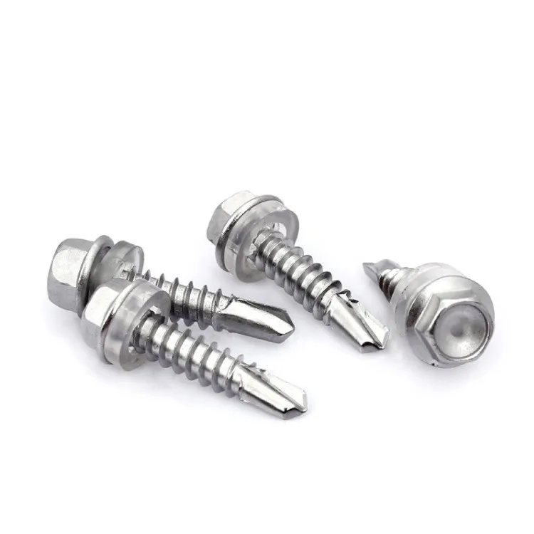 
Stainless steel hex flange self tapping drilling screws 