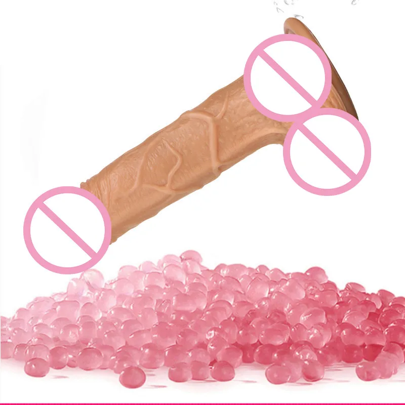 China Factory Supply Double Squirt Rubber Yoga Ball Dildo Hand Shaped Dildo Toy Artificial Penis