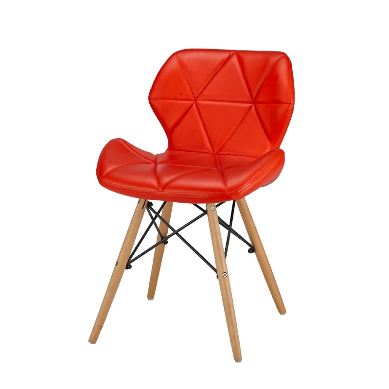 
Best Price Leisure PU Leather Dining Tables and Chairs Set with Wood Metal Frame Legs 