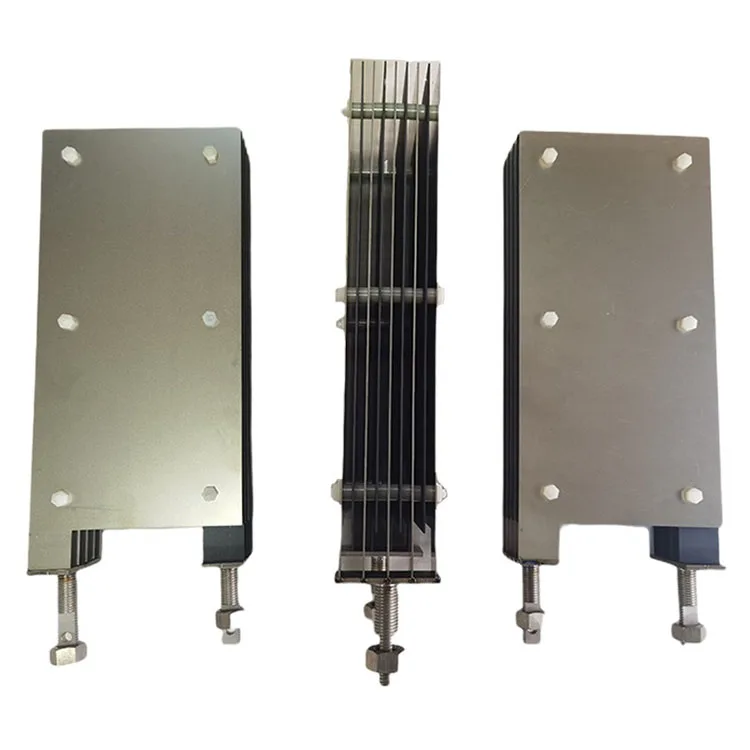 Brine Salt Water Oxide Coated Titanium Electrolyzer Cell Electrode For Sodium Hypochlorite Generator