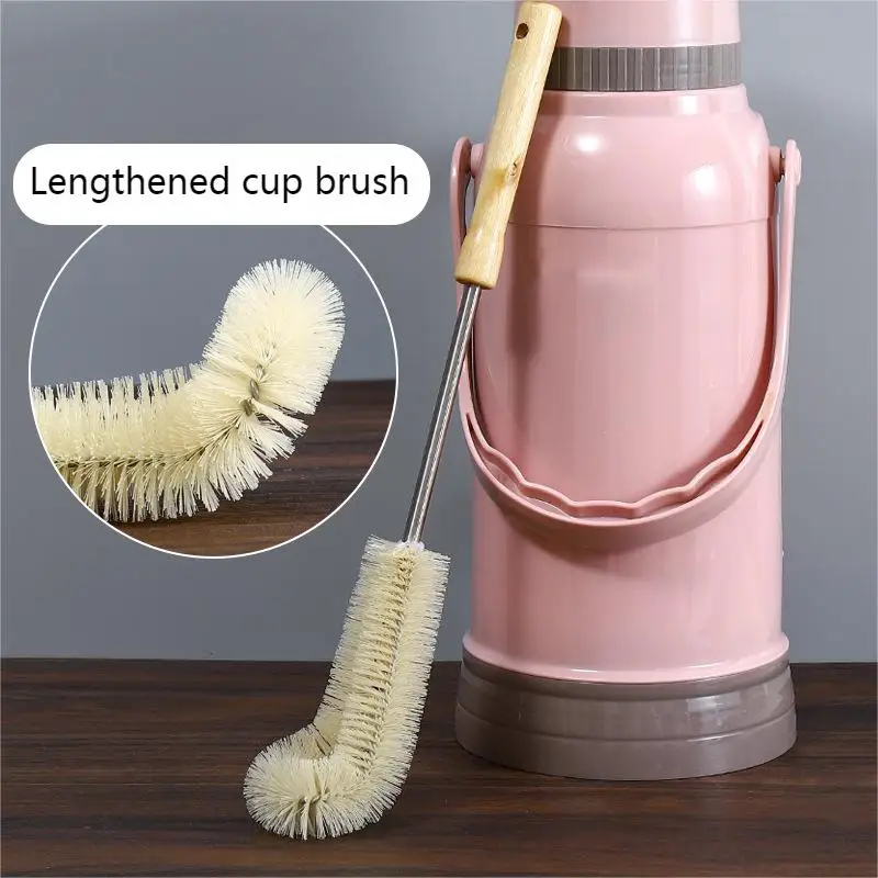 Hot Selling in European and American Markets Bamboo Handle Nylon Cup Brush