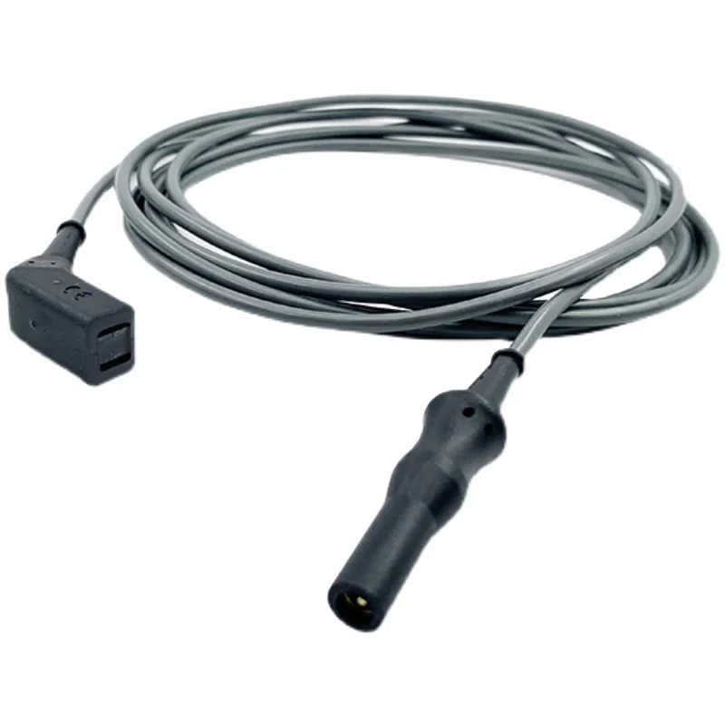 
Laparoscopic instrument Silicone Reusable Unipolar High Frequency EU Standards Coagulation Forceps Surgical Cable for Aesculap 