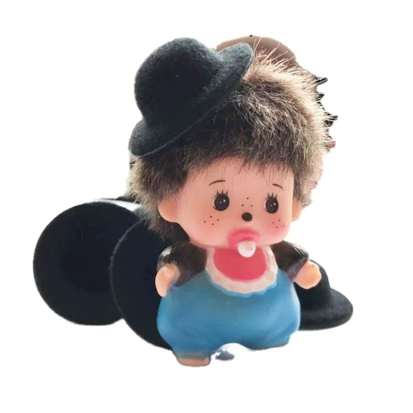 Миниатюрная маленькая одежда, аксессуары, бутылка вина, кукла, брелок для домашних животных, логотип, мини-шляпа-котелок