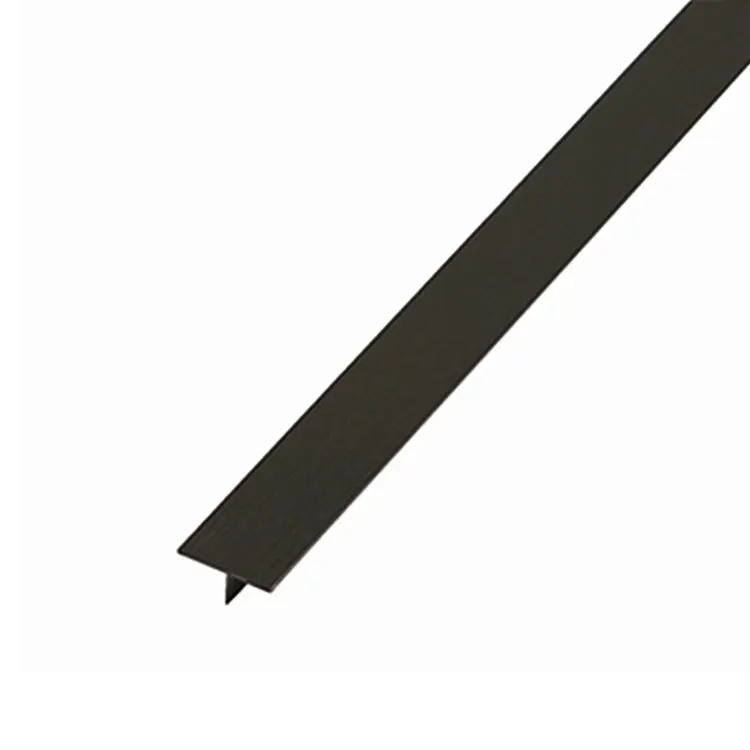 Customized Stainless Steel Metal Tile Trim For Wall Decoration T Shape Tile Profiles