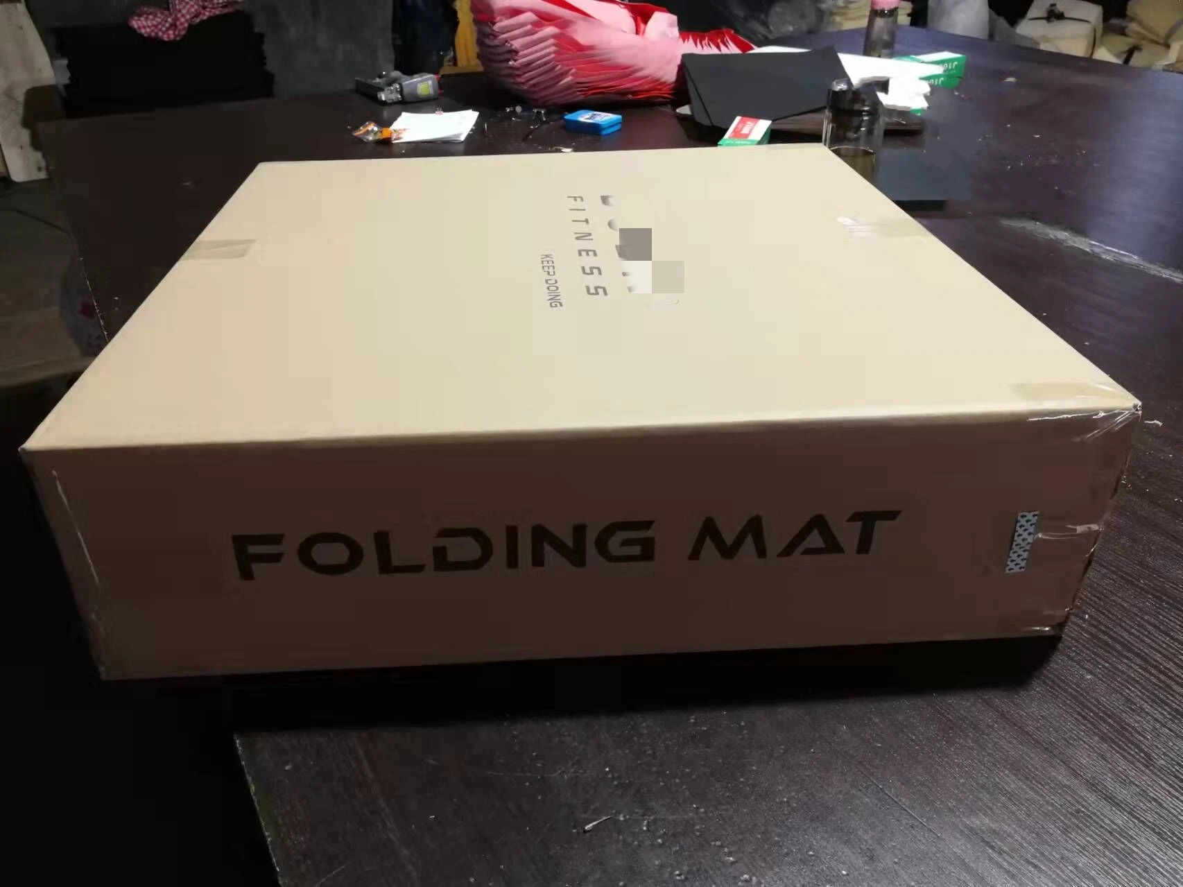 Tri-Fold Folding exercise mat 6x2 with Carrying Handles for Tumbling, MMA,  Gymnastics, Stretching, Core Workouts