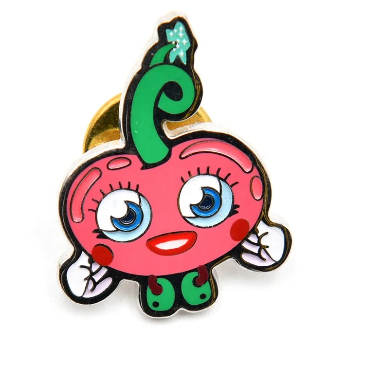 custom own logo soft enamel fashion design metal lapel pins/badge