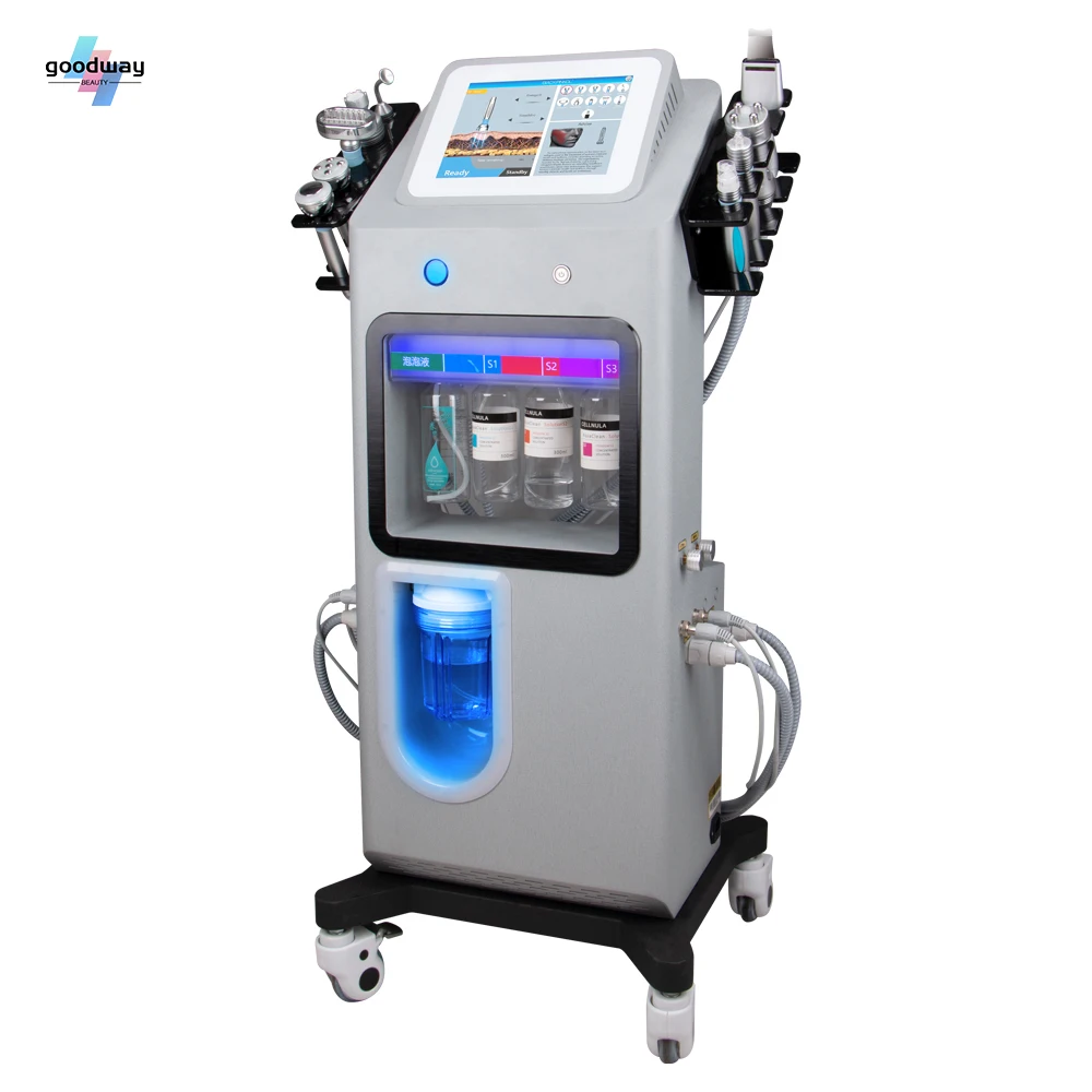 New Hot Popular Facial Cleansing SPA Mousse Facial Cleansing Hydra Aqua Facial Dermabrasion Machine