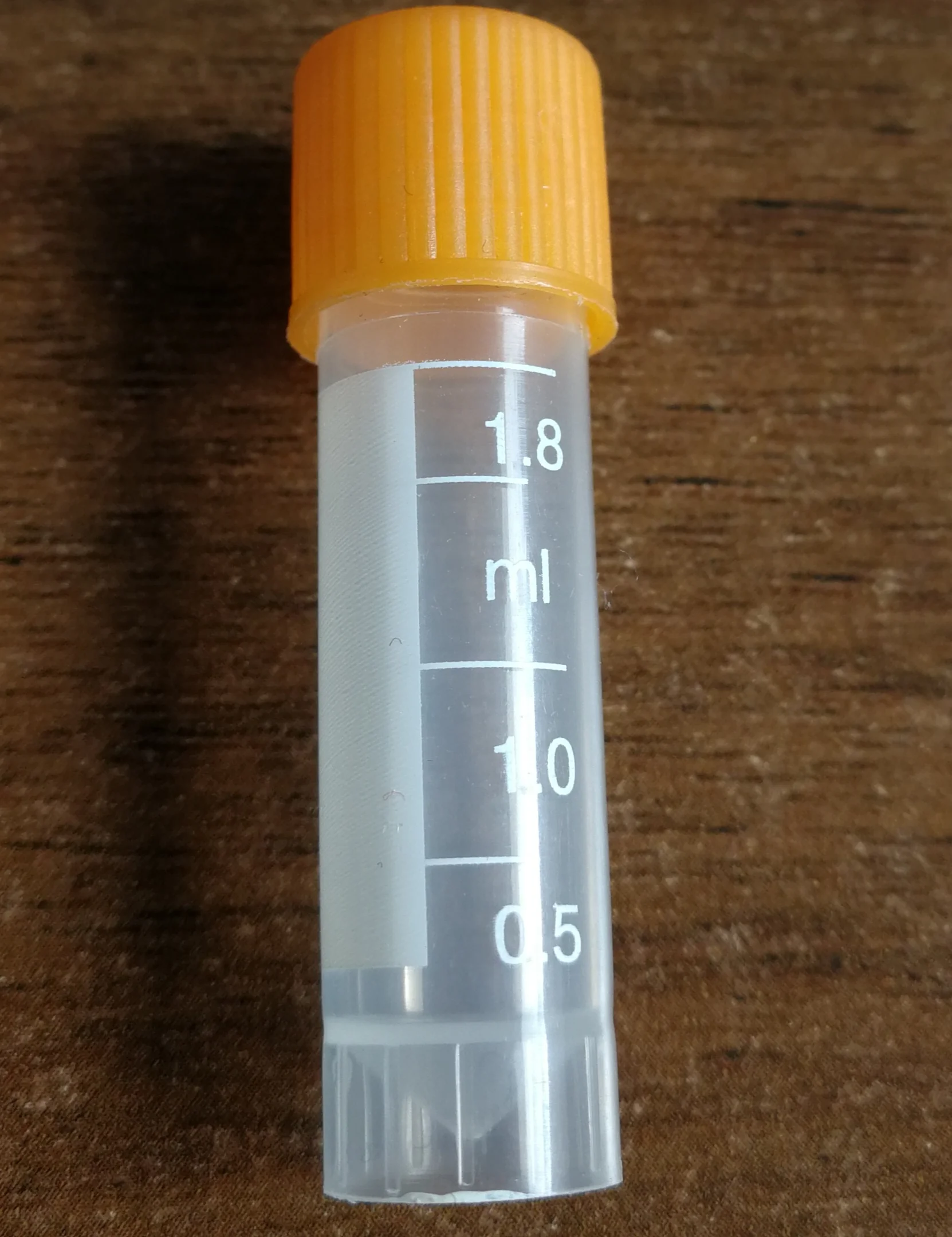 Plastic lab 1.8ml cryogenic vials cryo vials cryo tubes with screw lid