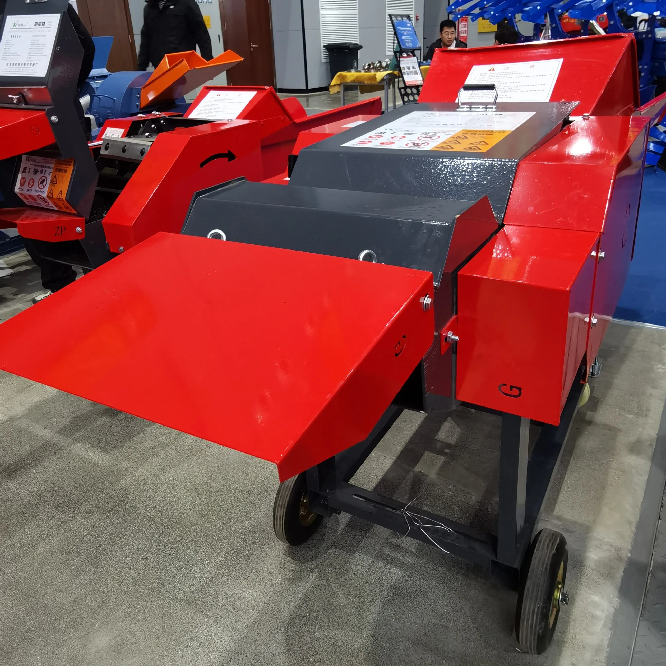 Weiwei 8000 kg/h making animal feed factory price cut crop straw  hay cutter