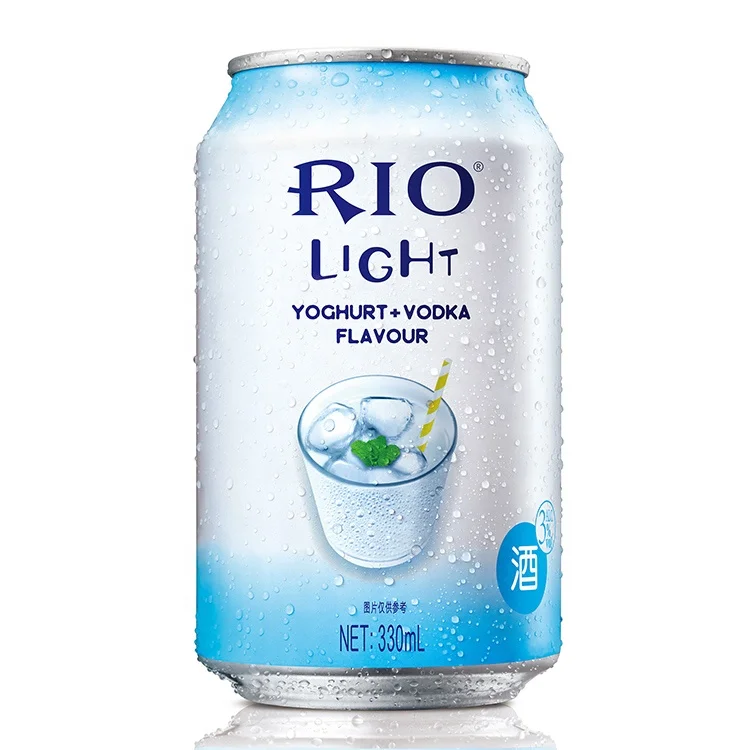 
Баночные коктейли с молочной кислотой и водкой RIO, молочный и популярный ликер с низким содержанием алкоголя из Китая 