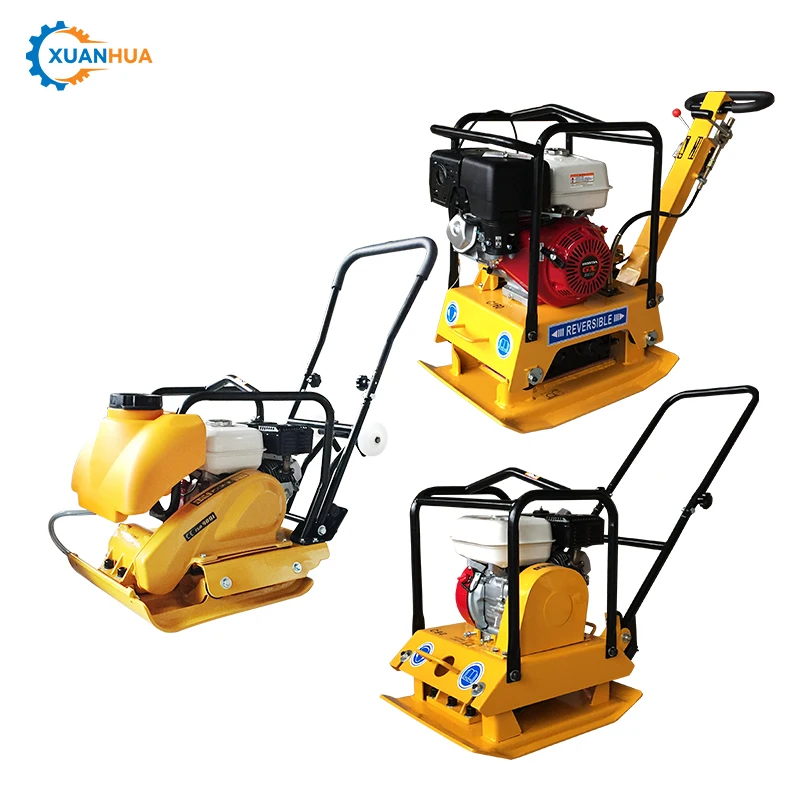 cheap price small heavy duty diesel reversible vibrating road plate compactor machine