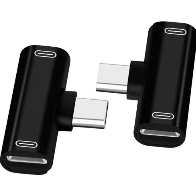 2 в 1 Тип C разветвитель адаптер Type c Музыка для зарядного устройства USB сплиттер-трансформер Samsung
