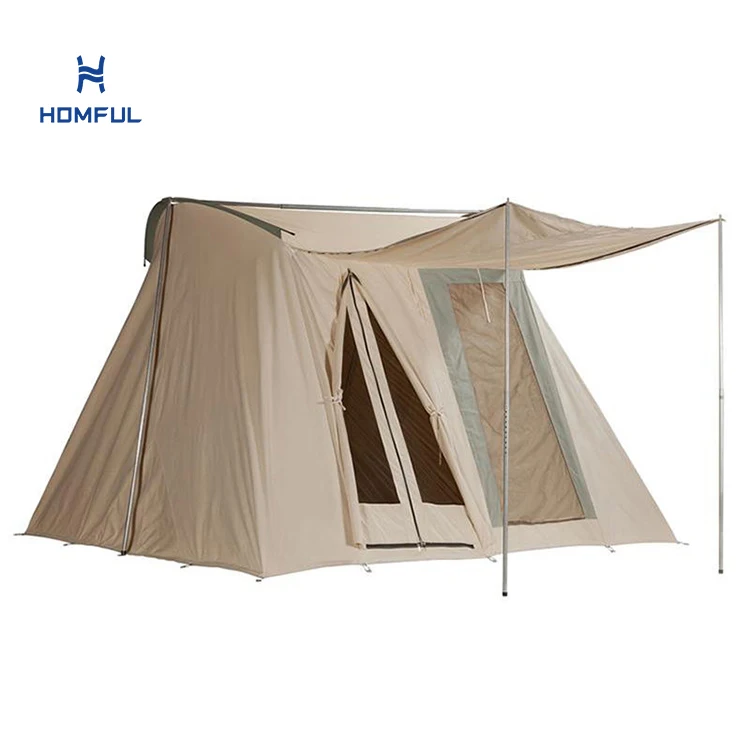 Новинка HOMFUL Водонепроницаемая Весенняя палатка для кемпинга Kodiak холщовая хлопковая Гибкая с бантом