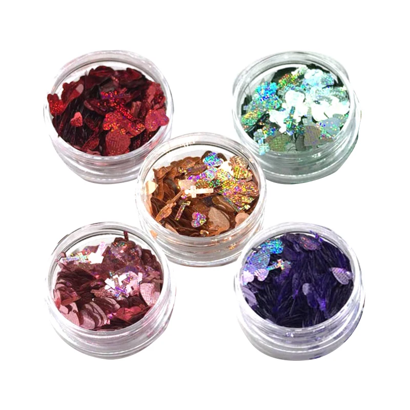 
Holograpic perfect Glitter Powder Cosmetics Glitter Flakes For Nail Art 
